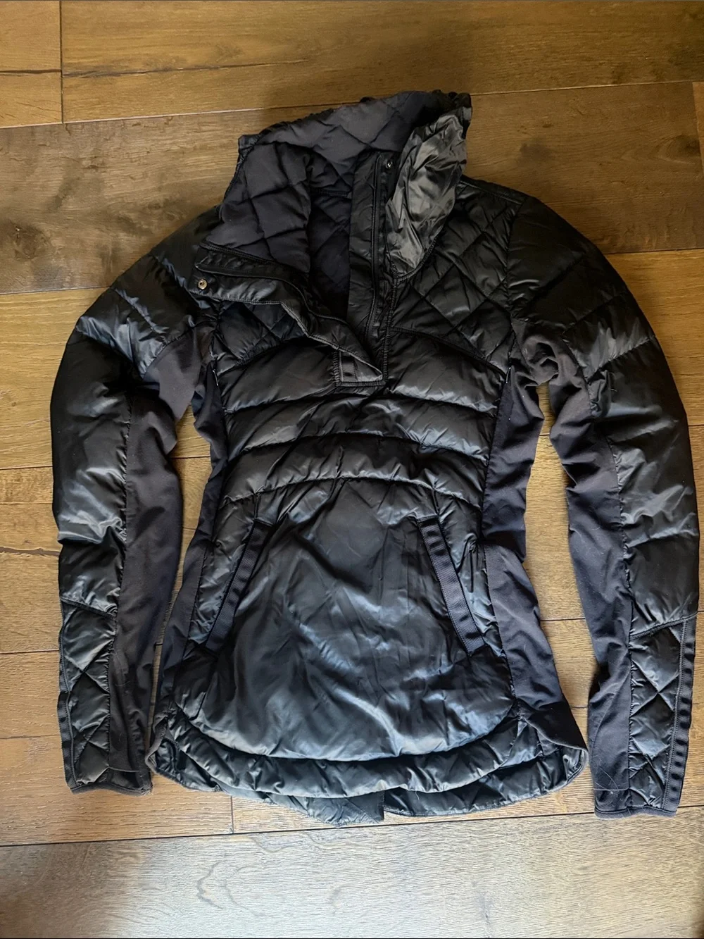 lululemon running vest & quarterzip puffer bundle